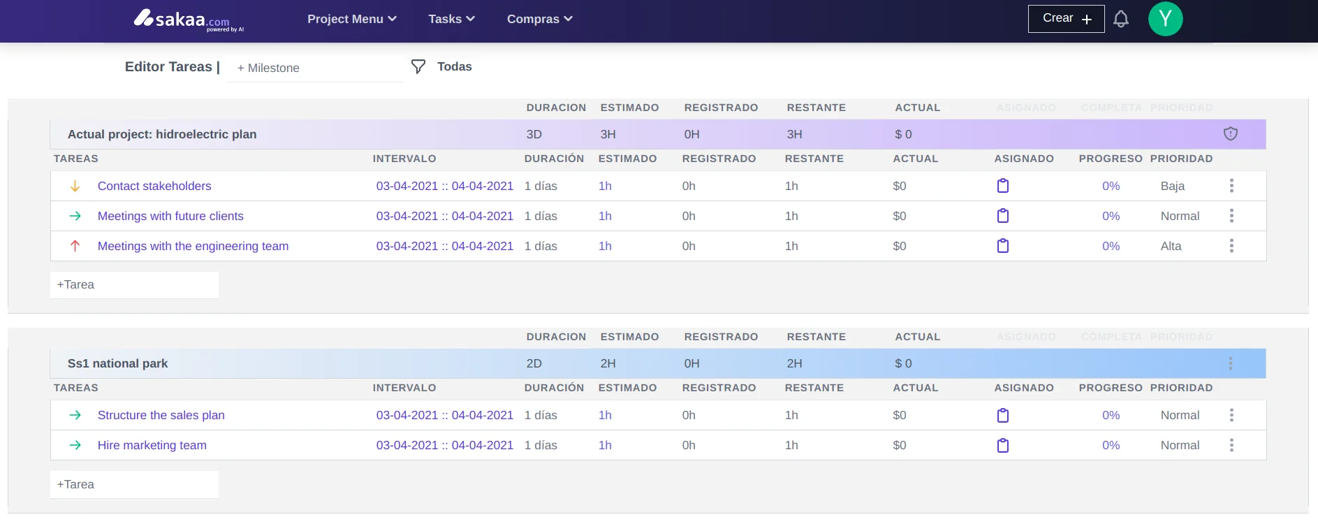 Asakaa | Smart Project Management